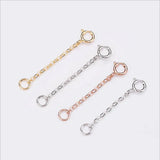 Sterling Silver Chain Extender Lobster Clasps for Jewelry Making