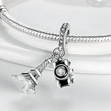 925 Silver Family Love Eiffel Tower Charm