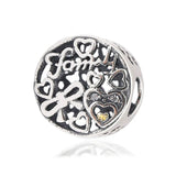 925 Sterling Silver Family Tribute Beads for Jewelry Making