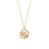 925 Silver Opal Planet Necklace for Women