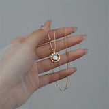 925 Silver Opal Planet Necklace for Women
