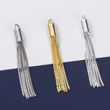 925 Silver Circle Tassel Charm 20-35mm Dangler Pendant DIY Jewelry Make