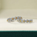 925 Silver Daisy Piercing Hoop Earrings Classic Jewelry Gift