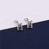 S925 Silver Dangler Ladder Charms for DIY Jewelry Making