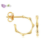 925 Silver Distortion Interweave Twist Circle Hoop Earrings Retro Party Jewelry