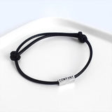 925 Sterling Silver Dolphin Couple Bracelet Adjustable High Wax Line Jewelry