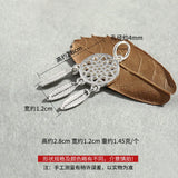 925 Silver Dream Catcher Charms 12x28mm Women Pendant