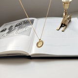 925 Silver American Style Initial Necklace For Women