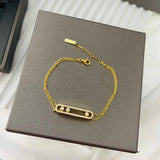 925 Silver French Jewelry Mobile Diamond Women's Bracelet
