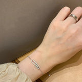 925 Silver French Jewelry Mobile Diamond Women's Bracelet