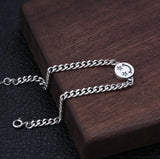 925 Silver Smiley Female Bracelet S925 (FGL)