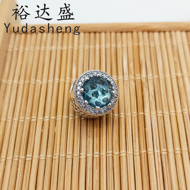 925 Sterling Silver Light Glittering Charm Beaded Women's Jewelry