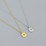 925 Silver Necklace Zircon Star Pearl Chain DIY Woman Jewelry