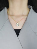 925 Silver Necklace Zircon Star Pearl Chain DIY Woman Jewelry
