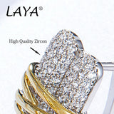 925 Silver Multi-Line High Zirconia Earrings Gift
