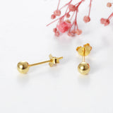 925 Silver Small Balls Stud Earrings Stackable Jewelry
