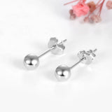 925 Silver Small Balls Stud Earrings Stackable Jewelry