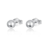 925 Silver Small Balls Stud Earrings Stackable Jewelry