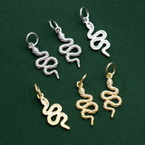 925 Silver Snake Necklace Charms Silver Pendants DIY Jewelry Gift