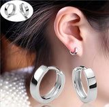 925 Silver Small Ear Bone Arc-shaped Ear Ring Mini Circle Ear Buckle Women Men