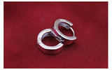 925 Silver Small Ear Bone Arc-shaped Ear Ring Mini Circle Ear Buckle Women Men