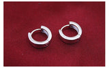 925 Silver Small Ear Bone Arc-shaped Ear Ring Mini Circle Ear Buckle Women Men