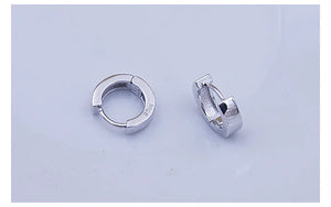 925 Silver Small Ear Bone Arc-shaped Ear Ring Mini Circle Ear Buckle Women Men