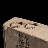 925 Silver Vintage Stud Earrings