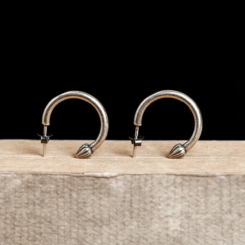925 Silver Vintage Stud Earrings