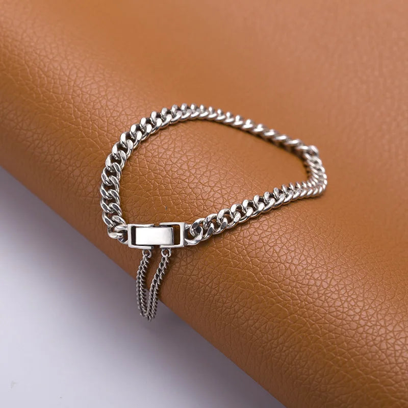 Vintage Thai Silver Bracelet for Women Men