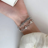 Vintage Thai Silver Bracelet for Women Men