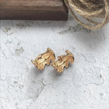 925 Silver Female Wind Leaves Earrings Versatile Earrings