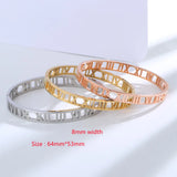 925 Silver Classic Roman Mumeral Bangle Sweet Jewelry