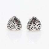 925 Silver Classic Heart Earrings for Women