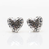 925 Silver Classic Heart Earrings for Women