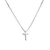 925 Silver Female Cross Pendant Necklace Wedding Gift