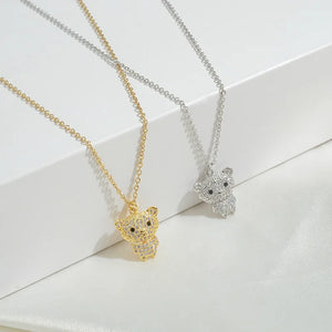 925 Silver Female Necklace Excellent Animal Pendant Necklace