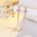 925 Silver Crystal Round Stud Earrings Zircon Stone Vintage Wedding Jewelry