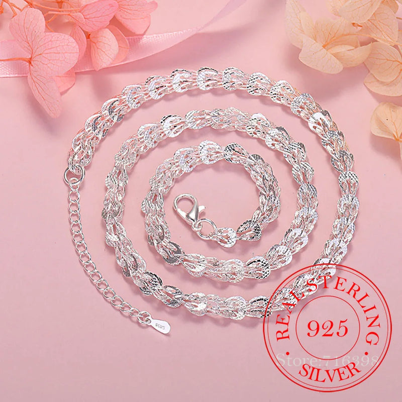 925 Silver Female Necklace Phoenix Charm Necklaces For Women Girls
