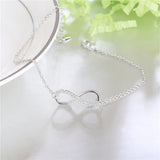 925 Silver Sweet Bracelet Infinity & Zircon Jewelry