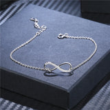 925 Silver Sweet Bracelet Infinity & Zircon Jewelry