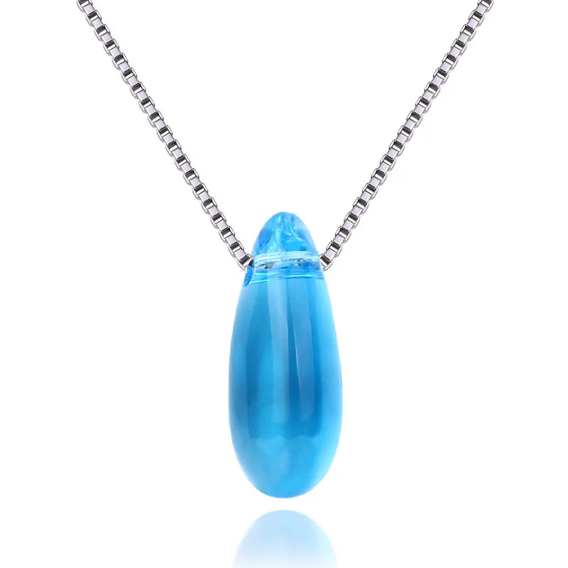 925 Sterling Silver Sweet Candy Pendant Necklace for Women