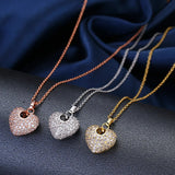 925 Silver Sweet Heart Pendant Necklace for Women