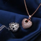 925 Silver Sweet Heart Pendant Necklace for Women