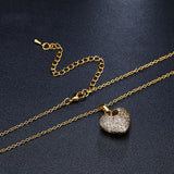 925 Silver Sweet Heart Pendant Necklace for Women