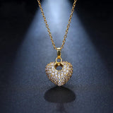 925 Silver Sweet Heart Pendant Necklace for Women