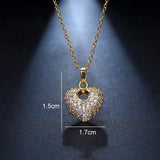 925 Silver Sweet Heart Pendant Necklace for Women