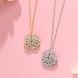 925 Silver Sweet Heart Pendant Necklace for Women Girls