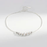925 Silver Fidget Bead Bracelet Swivel Anti Stress Anxiety Scrub