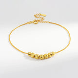925 Silver Fidget Bead Bracelet Swivel Anti Stress Anxiety Scrub